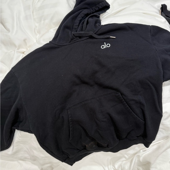 ALO Yoga Accolade Black Hoodie - Picture 6 of 6